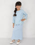 KIDS BAJU KURUNG KEDAH ADDARA (BABY BLUE)